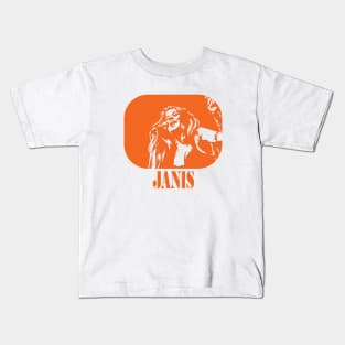 Janis Joplin Tribute Vintage T-shirt Design Kids T-Shirt